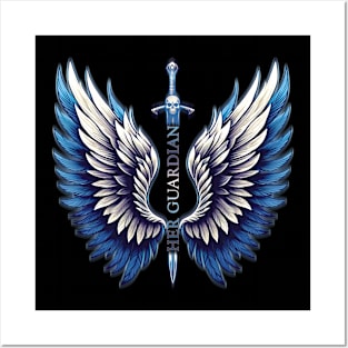 Angel Wings Couple Matching Gift for Boyfriend Posters and Art